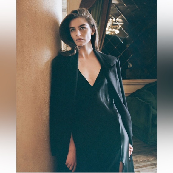 new Nili Lotan Edmont Double-Breasted Wool Coat - Picture 2 of 9